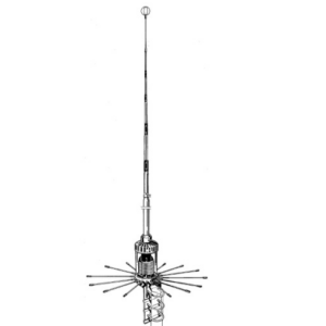 ANTENA BAZOWA CB SIRIO 2016 16przeciwwag 3,5dBi 610cm