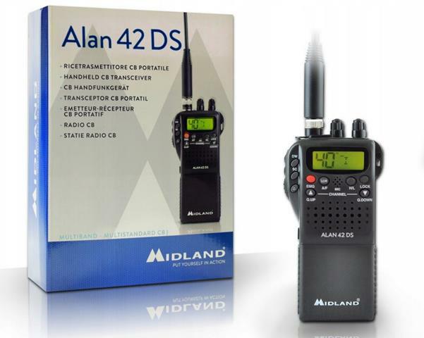 RADIO CB ALAN-42 DS Lithium AM/FM-GW  ręczne digital squelch