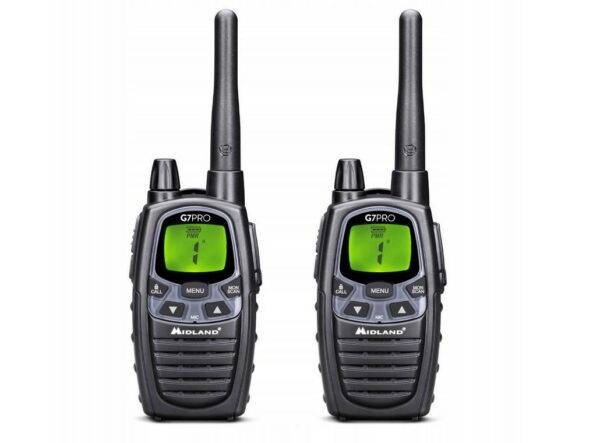 RADIO PMR MIDLAND G7-PRO Twin PMR/LPD  kpl=2szt+ład.st+2xpakiet 800mAh