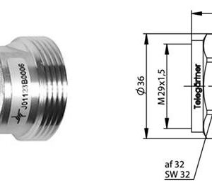 7/16-7/16 REDUKCJA M-F IP67