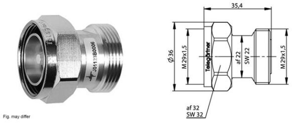 7/16-7/16 REDUKCJA M-F IP67