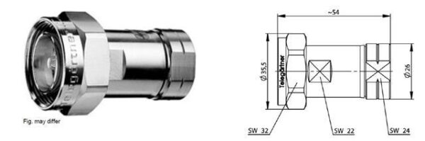 7/16-M WTYK NA FSJ4 skręcany odp.  F4PDMV2-C