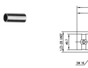 BNC-F GNIAZDO PANELOWE RG-316 G7