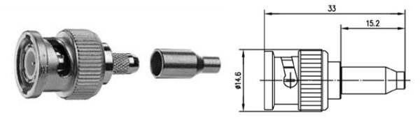 BNC-M WTYK NA RG-179 75ohm zagn/zagn G4