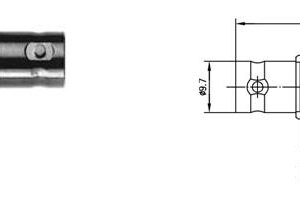 BNC TRÓJNIK M-F-F 75ohm