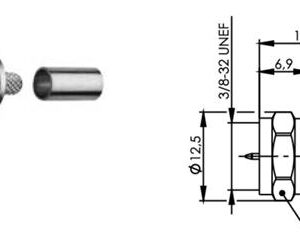 F-M WTYK NA RG-179/G4 HDTV 75ohm zag/zag