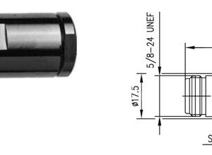 N-F GNIAZDO NA RG-213/214 lut/skręcane IP67