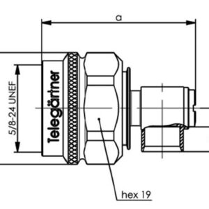 N-M WTYK KĄTOWY NA RG-401 lut G9