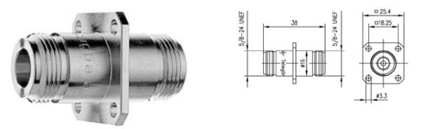 N-N REDUKCJA PANELOWA F-F 4 otwory