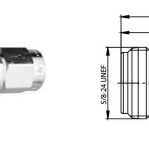 N-SMA REDUKCJA M-M 33dB/2GHz 26dB/6GHz 20dB/11GHz