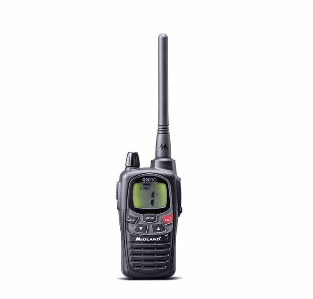 RADIO PMR MIDLAND G9 PRO 1szt+ład.stoł.  +accu