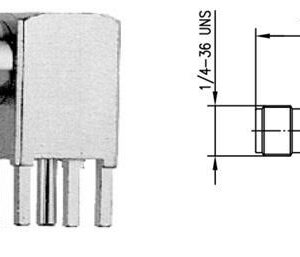 SMA-F GNIAZDO KĄTOWE PCB