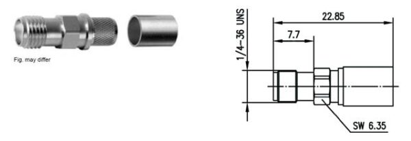 SMA-F GNIAZDO NA CNT240/H155 lut/zagn G30/G54