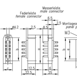 STX WTYK M12x1 BS D-cod. Cat.5, 4P