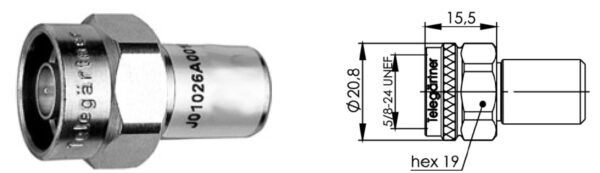 SZTUCZNE OBCIĄŻENIE N-M 1W 6GHz