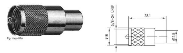 UHF-M WTYK NA RG-213 lut