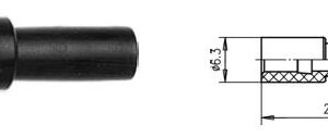 USZTYWNIENIE DO KABLA RG-174/188/316 czarne