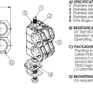 UCHWYT DO KABLA 1/2″ 16-17mm imadełko