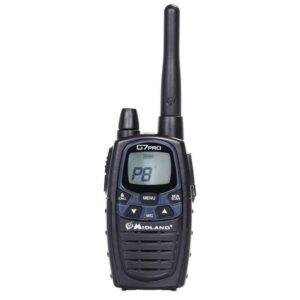 RADIO PMR MIDLAND G7-PRO Single PMR/LPD  radio+ład.ścien.+4accu