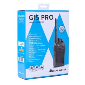 RADIO PMR MIDLAND G15 PRO IP67 1600mAh