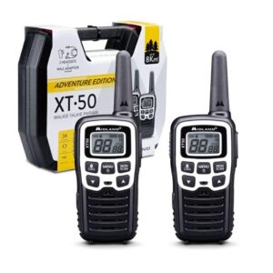 RADIO PMR MIDLAND XT50 Advanture white  walizka=2radia+ładowarka+2szt. MA-21L