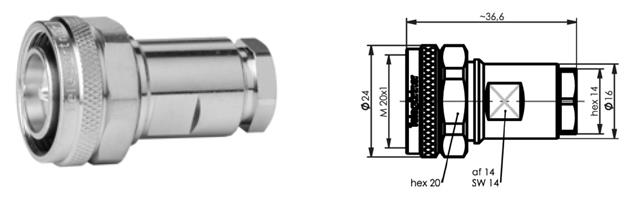 4.3-10M WTYK NA CNT240/LMR240 skręcane  G30