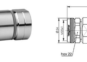 4.3-10M WTYK NA FSJ4-50 wcisk/skręc IP68  odp.F4HM-D