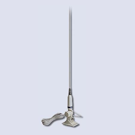 ANTENA MORSKA CRUISER-VHF 154-162.5MHz 110cm 1/2 bezmasowa kabel 5m RG58 biały