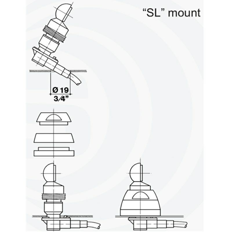 ANTENA SAM. VHF/UHF SKA 108-500/BLK/SL  1/4