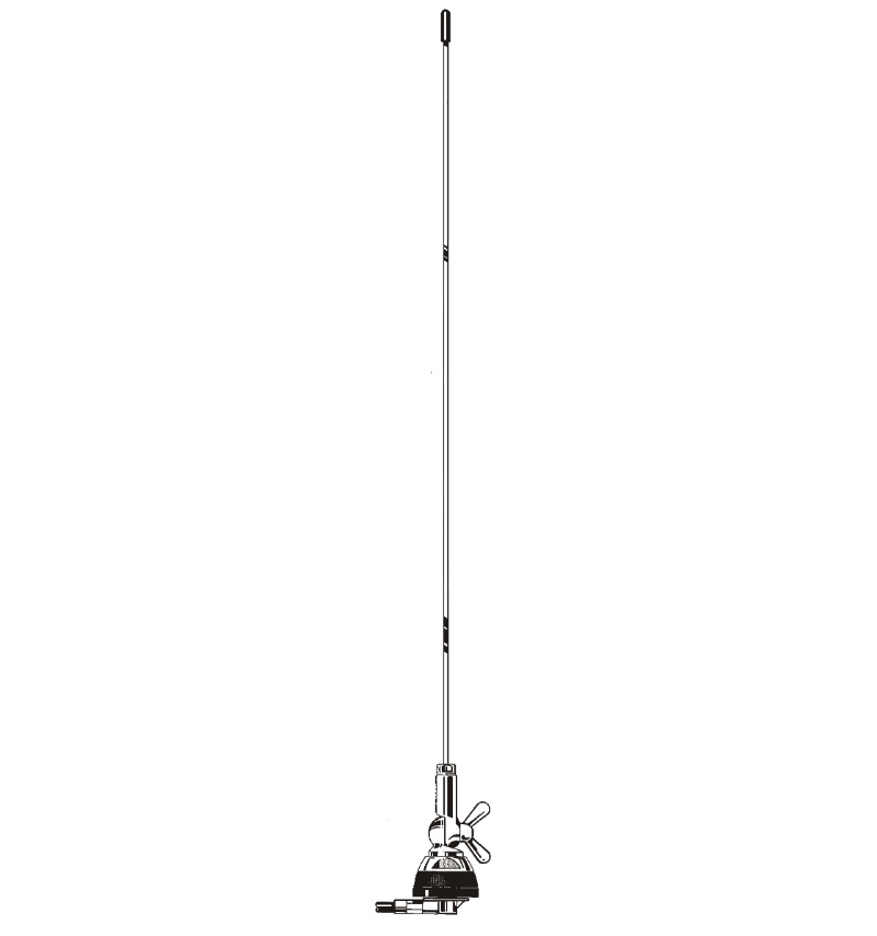 ANTENA SAM. VHF/UHF SMA 108-550/S 1/4 72cm