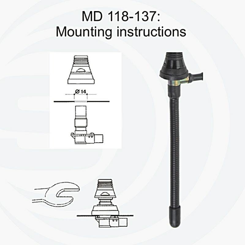 ANTENA SAMOLOTOWA MD 118-137 aviation FME 50W do małych samolotów