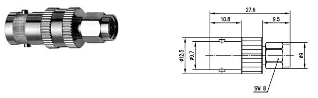 BNC-SMA REDUKCJA F-M