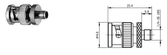 BNC-SMA REDUKCJA M-F