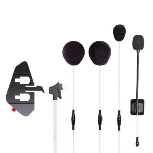 BT Mini AUDIO KIT 2xsłuchawka+2xmikrofon +uchwyt klejony+przykręcane mocowanie ślizgowe