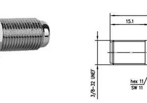 F-F REDUKCJA MONTAŻOWA F-F 75ohm