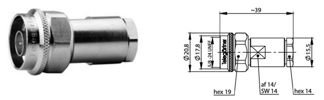 N-M WTYK NA CNT240/H155 skręcany IP67 G30