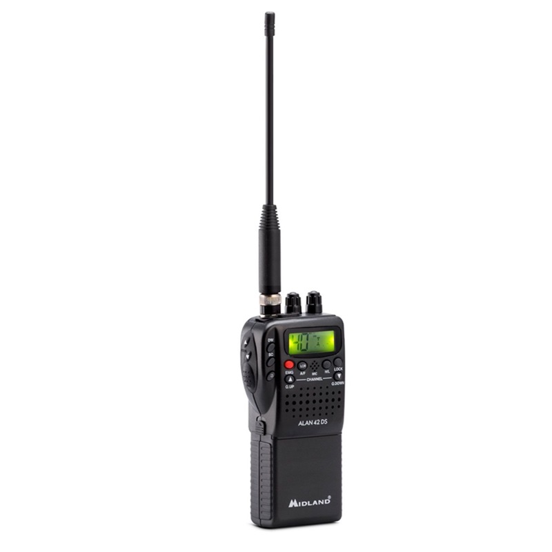 RADIO CB ALAN-42 DS Lithium AM/FM-GW  ręczne digital squelch