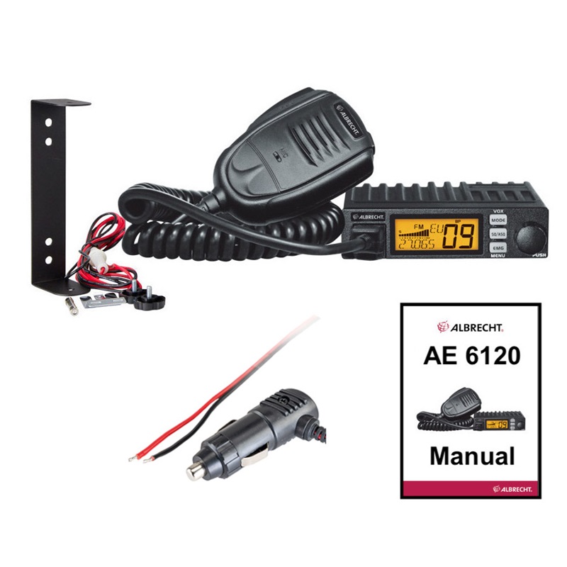 RADIO CB ALBRECHT AE-6120 VOX AM/FM/ASQ GW