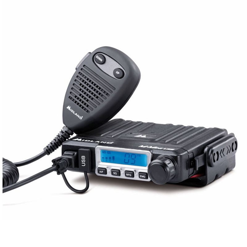 RADIO CB MIDLAND CB-GO USB radio+antena  M-MINI USB+LC-29 AM/FM GW