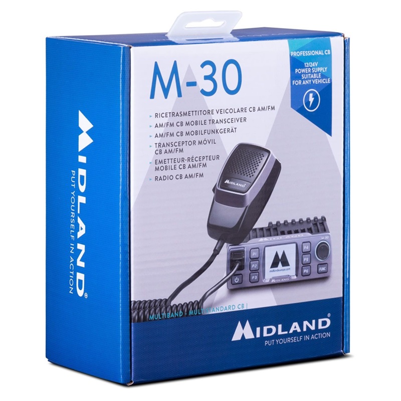 RADIO CB MIDLAND M-30 AM/FM 12/24V GW