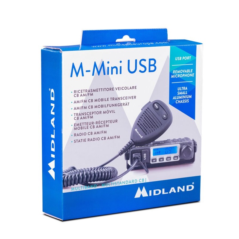 RADIO CB MIDLAND M-MINI USB AM/FM GW