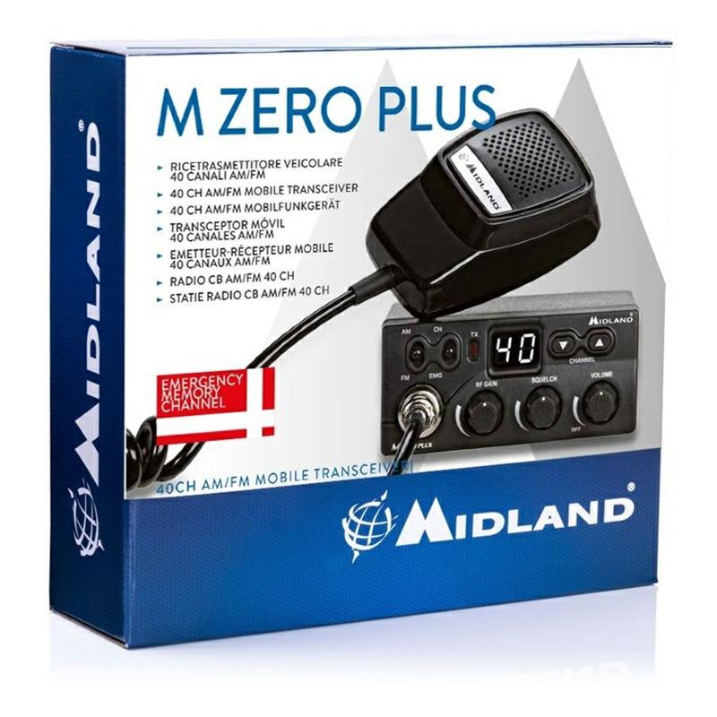 RADIO CB MIDLAND M-ZERO PLUS AM/FM GW