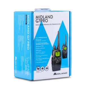 RADIO PMR MIDLAND G7-PRO Twin PMR/LPD  kpl=2szt+ład.st+2xpakiet 800mAh