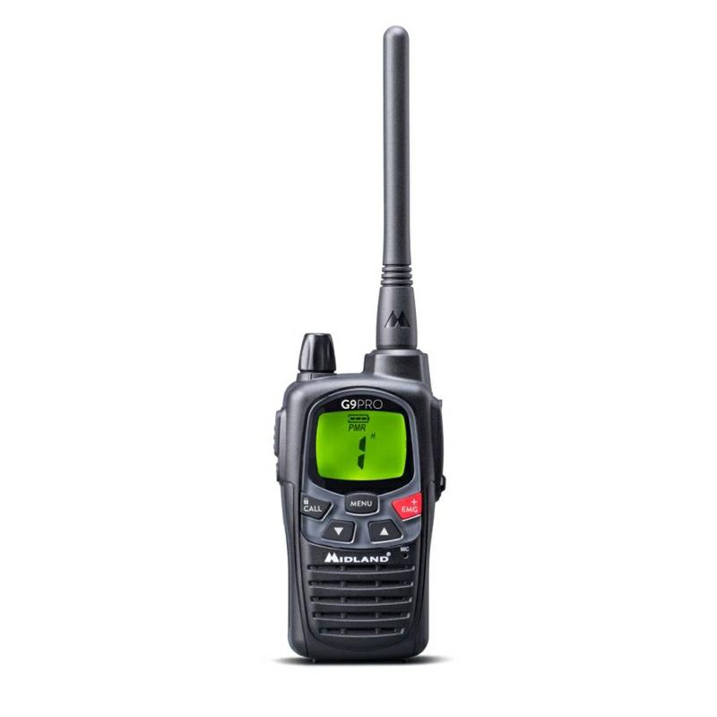 RADIO PMR MIDLAND G9 PRO 1szt+ład.stoł.  +accu