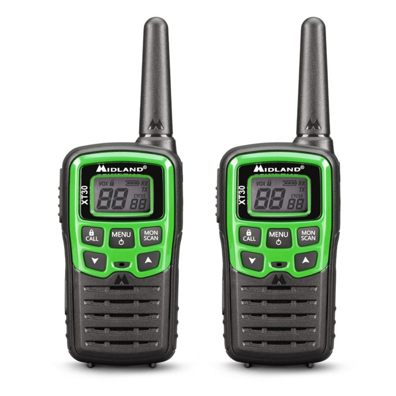 RADIO PMR MIDLAND XT30  kpl=2radia+6aku+kabel USB