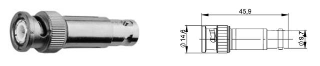 TŁUMIK BNC 6dB 2W 6GHz