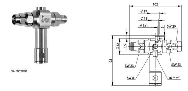 Prywatne: ODGROMNIK GAZOWY N-F/N-M Tetra 380-512MHz IP-67