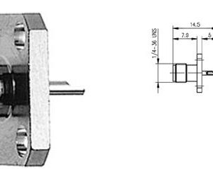 Prywatne: SMA-F GNIAZDO PANELOWE NA UT-141  nakrętka panelowa