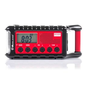 RADIO ALARMOWE MIDLAND ER300 AM/FM  dyna mo/solar/USB latarka 2000mAh Li-Ion