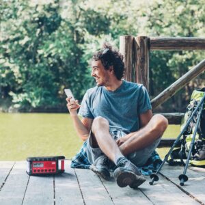 RADIO ALARMOWE MIDLAND ER300 AM/FM  dyna mo/solar/USB latarka 2000mAh Li-Ion